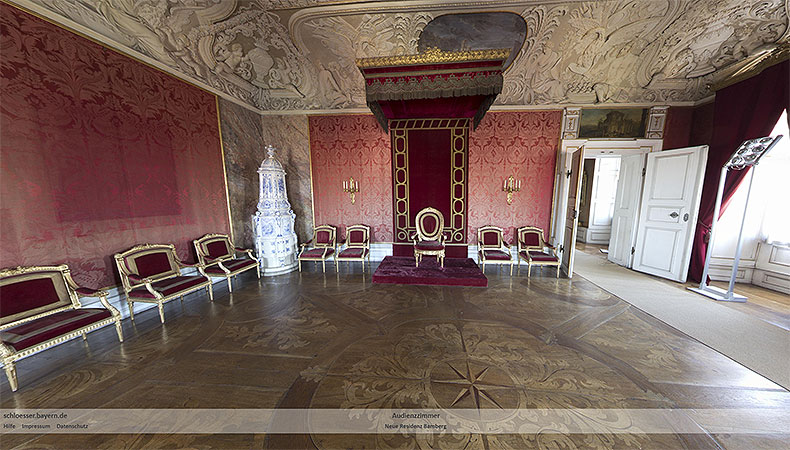 externer Link zum virtuellen Rundgang durch die Neue Residenz Bamberg