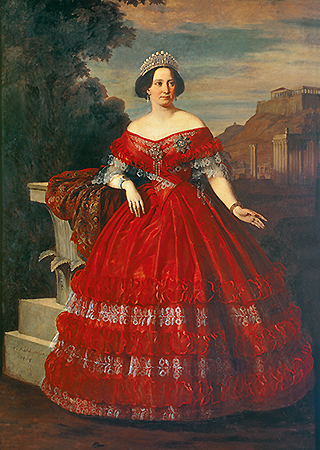 Bild: Gem&auml;lde "K&ouml;nigin Amalie von Griechenland"