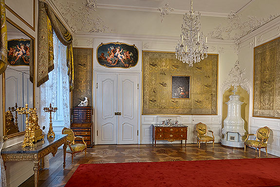 Bild: F&uuml;rstbisch&ouml;fliche Wohnr&auml;ume, Gelber Salon