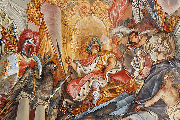 Picture: Imperial Hall, ceiling, detail