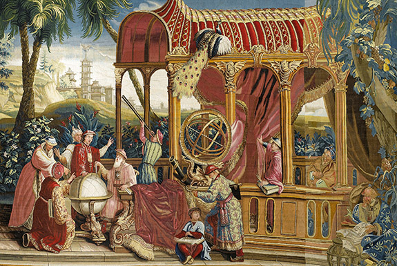 Picture: Elector’s Apartment, anteroom, tapestry "The astronomers"